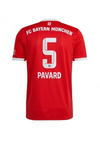 Fotbalové Dres Bayern Munich Benjamin Pavard #5 Domácí Oblečení 2022-23 Krátký Rukáv